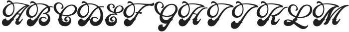 Parley Tatto Script Regular otf (400) Font UPPERCASE