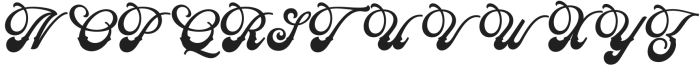 Parley Tatto Script Regular otf (400) Font UPPERCASE