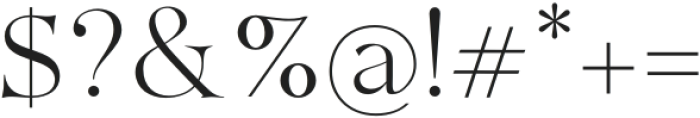 Parliament Serif otf (400) Font OTHER CHARS