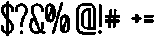 Parode otf (400) Font OTHER CHARS