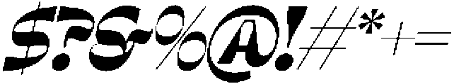Parody Prank Italic otf (400) Font OTHER CHARS