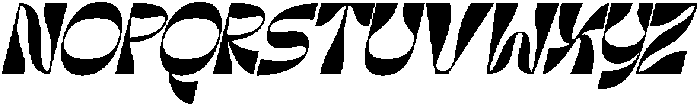 Parody Prank Italic otf (400) Font LOWERCASE