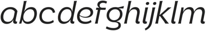 Parson-Italic otf (400) Font LOWERCASE