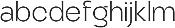 Parson Light otf (300) Font LOWERCASE