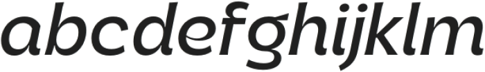 Parson Medium Italic otf (500) Font LOWERCASE