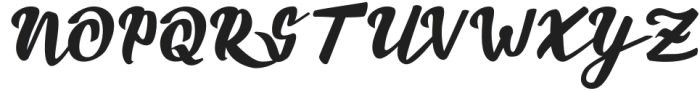 Parteys-Italic otf (400) Font UPPERCASE