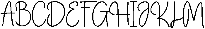 Parthnership Regular otf (400) Font UPPERCASE