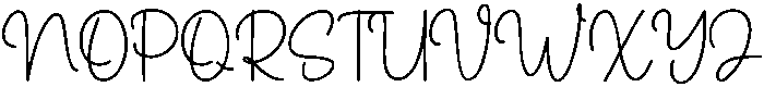 Parthnership Regular otf (400) Font UPPERCASE
