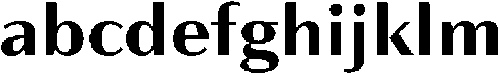 Partner Sans Bold otf (700) Font LOWERCASE