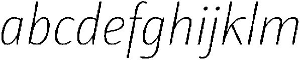 Partner Sans ExtraLight Italic otf (200) FONT