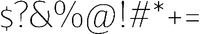 Partner Sans ExtraLight otf (200) Font OTHER CHARS