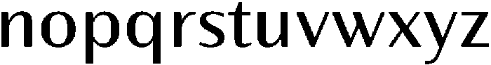 Partner Sans Medium otf (500) Font LOWERCASE