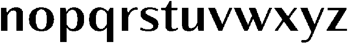 Partner Sans SemiBold otf (600) Font LOWERCASE