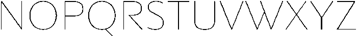 Partner Sans Thin otf (100) Font UPPERCASE