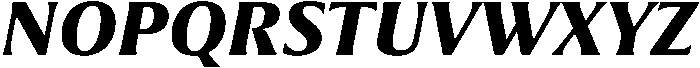 Partner Serif Black Italic otf (900) Font UPPERCASE