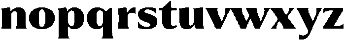 Partner Serif Black otf (900) Font LOWERCASE