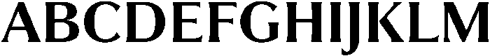 Partner Serif Bold otf (700) Font UPPERCASE