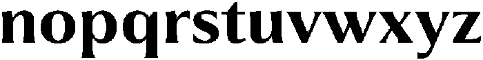 Partner Serif Bold otf (700) Font LOWERCASE