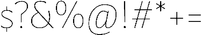Partner Serif Thin otf (100) Font OTHER CHARS