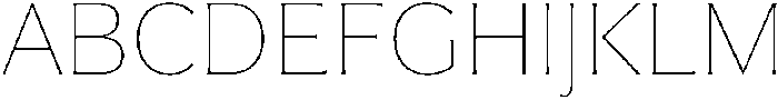 Partner Serif Thin otf (100) Font UPPERCASE