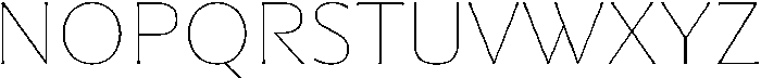 Partner Serif Thin otf (100) Font UPPERCASE
