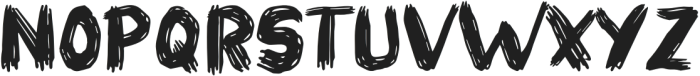 Party brush Regular otf (400) Font UPPERCASE