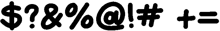 PartyBalloonFont Regular otf (400) Font OTHER CHARS