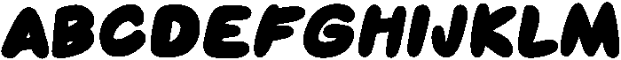 PartyBalloonFont Regular otf (400) Font UPPERCASE