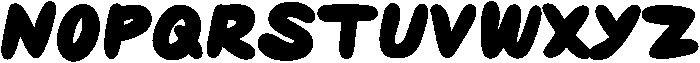 PartyBalloonFont Regular otf (400) Font UPPERCASE