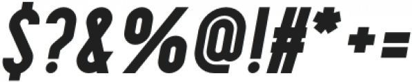 Parus Obl Black otf (900) Font OTHER CHARS