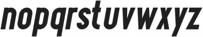Parus Obl Black otf (900) Font LOWERCASE