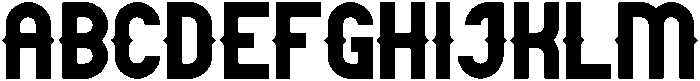 Pasadena Regular otf (400) Font UPPERCASE