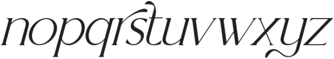Paseon Medium Italic otf (500) Font LOWERCASE