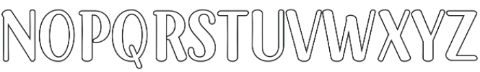 Passiflora Outline otf (400) Font LOWERCASE
