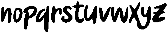 Pasta Regular otf (400) Font LOWERCASE