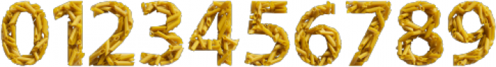 Pasta Type Regular otf (400) Font OTHER CHARS