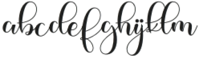 Pastela Regular otf (400) Font LOWERCASE
