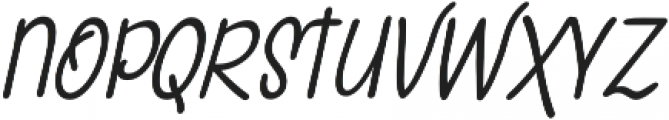 Pasteque Italic otf (400) Font LOWERCASE