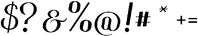 Pasternak otf (400) Font OTHER CHARS