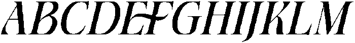 Pastone Italic otf (400) Font UPPERCASE