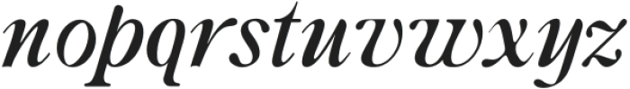 Patamora-Italic otf (400) Font LOWERCASE