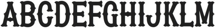 Patched Bold otf (700) Font UPPERCASE