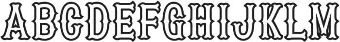 Patched In Black otf (900) Font UPPERCASE