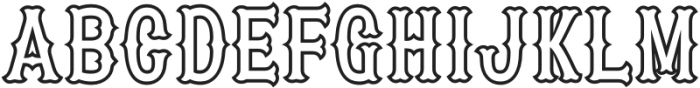 Patched In Bold otf (700) Font UPPERCASE
