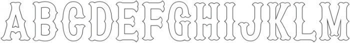 Patched In Thin otf (100) Font UPPERCASE