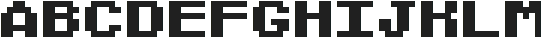 PatchyPixels ttf (400) Font UPPERCASE
