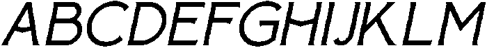 Paterna Italic otf (400) Font UPPERCASE