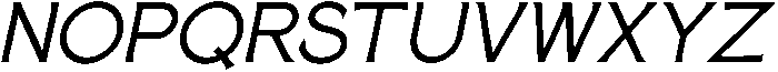 Paterna Italic otf (400) Font UPPERCASE