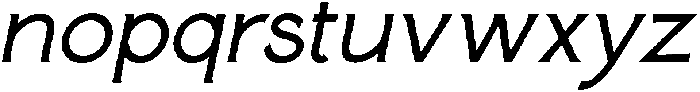 Paterna Italic otf (400) Font LOWERCASE