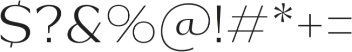 Patihan Serif Light otf (300) Font OTHER CHARS